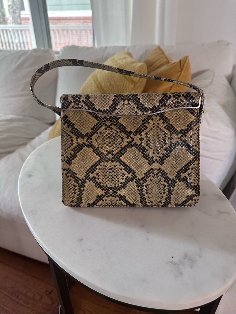 Etra Vintage Snake-Print purse 1960s